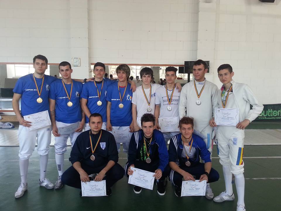 Oltenii au dominat CN de spadă tineret echipe masculin. CSM Craiova – aur, LPS Craiova – argint și CSU Craiova – bronz