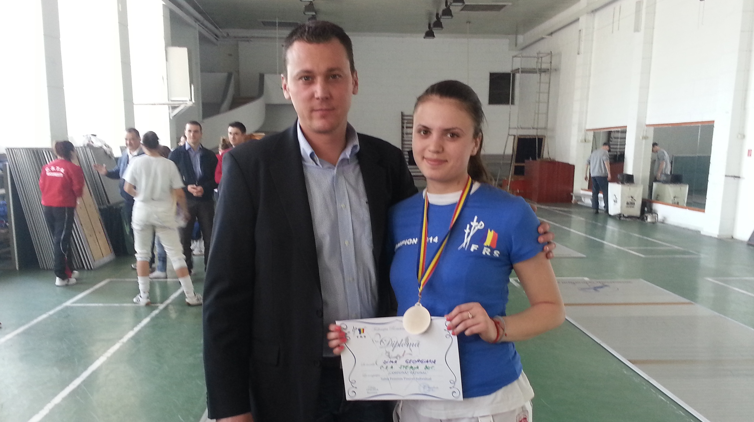 Georgiana Dima, campioană națională la sabie tineret