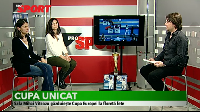 GALERIE FOTO ȘI VIDEO: Roxana Scarlat și Maria Boldor au prezentat pe www.prosport.ro Cupa Europei la floretă feminin