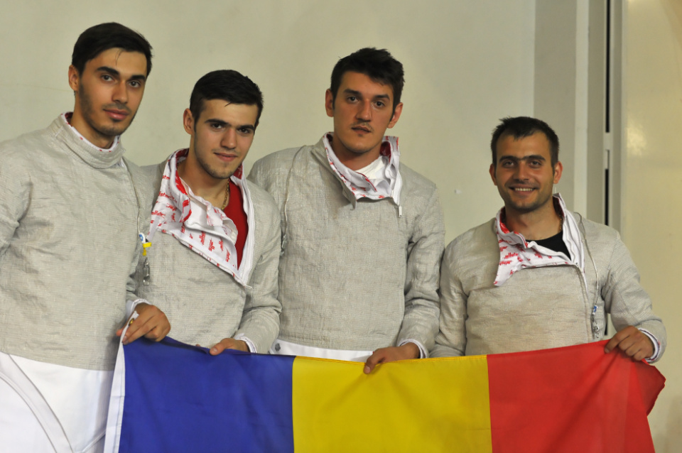 GALERIE FOTO: România, locul 5 la Europeanul de la Strasbourg, proba de sabie masculin