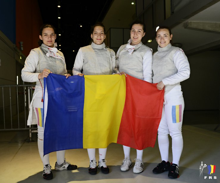 GALERIE FOTO: România, locul 8 la Campionatul European de la Strasbourg, proba de floretă feminin