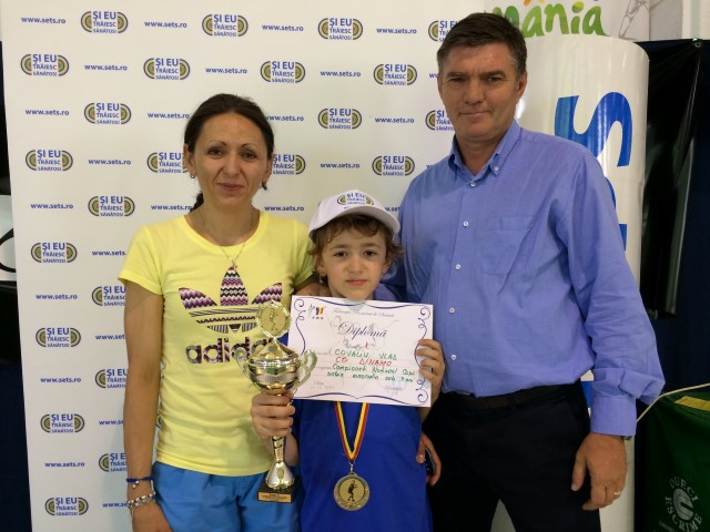 GALERIE FOTO: Vlad Covaliu, aur la Campionatul Național de Copii, proba de sabie, categoria 8-9 ani