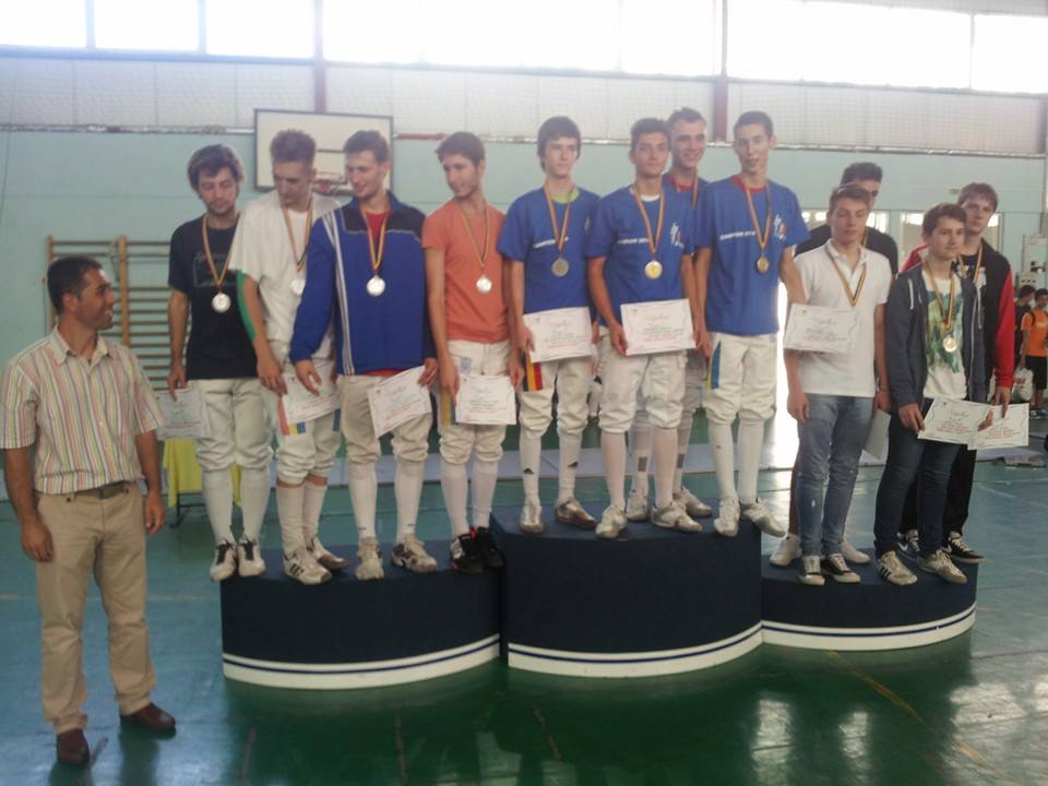 LPS Craiova 1, aur la Campionatul Național de spadă pentru juniori, proba masculină pe echipe