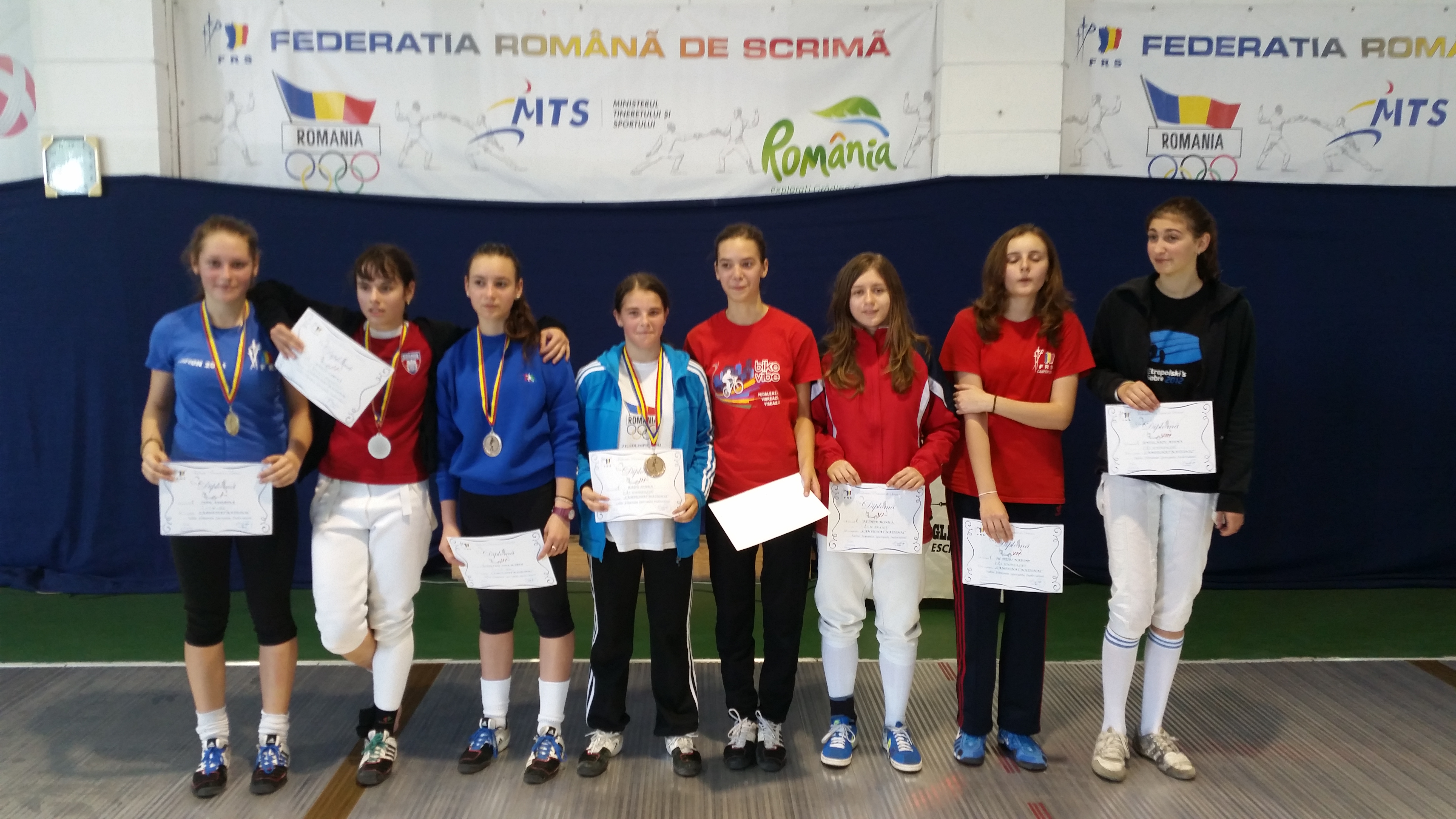GALERIE FOTO: Andreea Lupu (CSM Iași) a câștigat Campionatul Național de sabie speranțe, proba individuală feminină