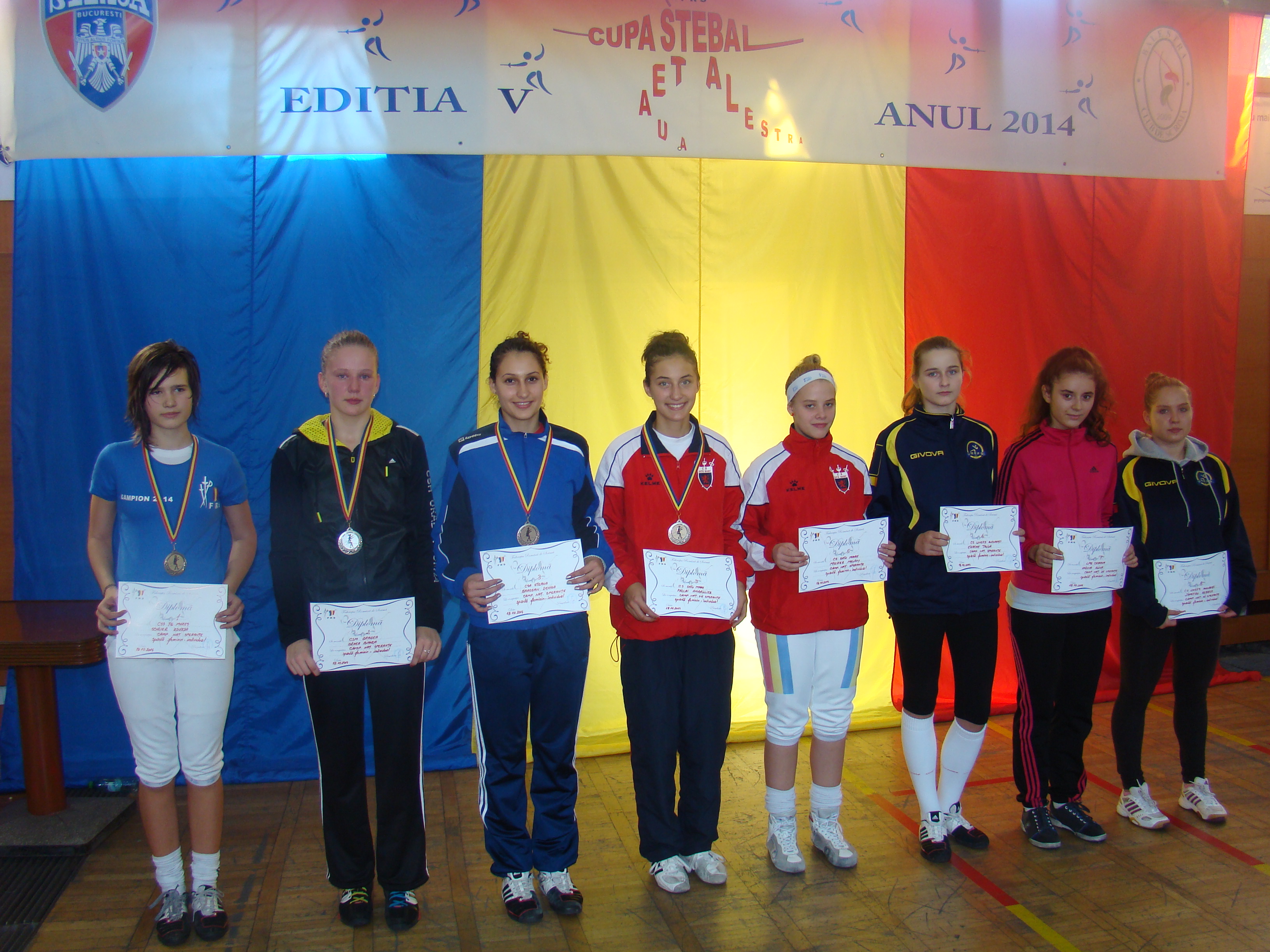 Zsuzsa Schlier (CSS Târgu Mureș) a câștigat Campionatul Național de spadă speranțe, proba feminină la individual