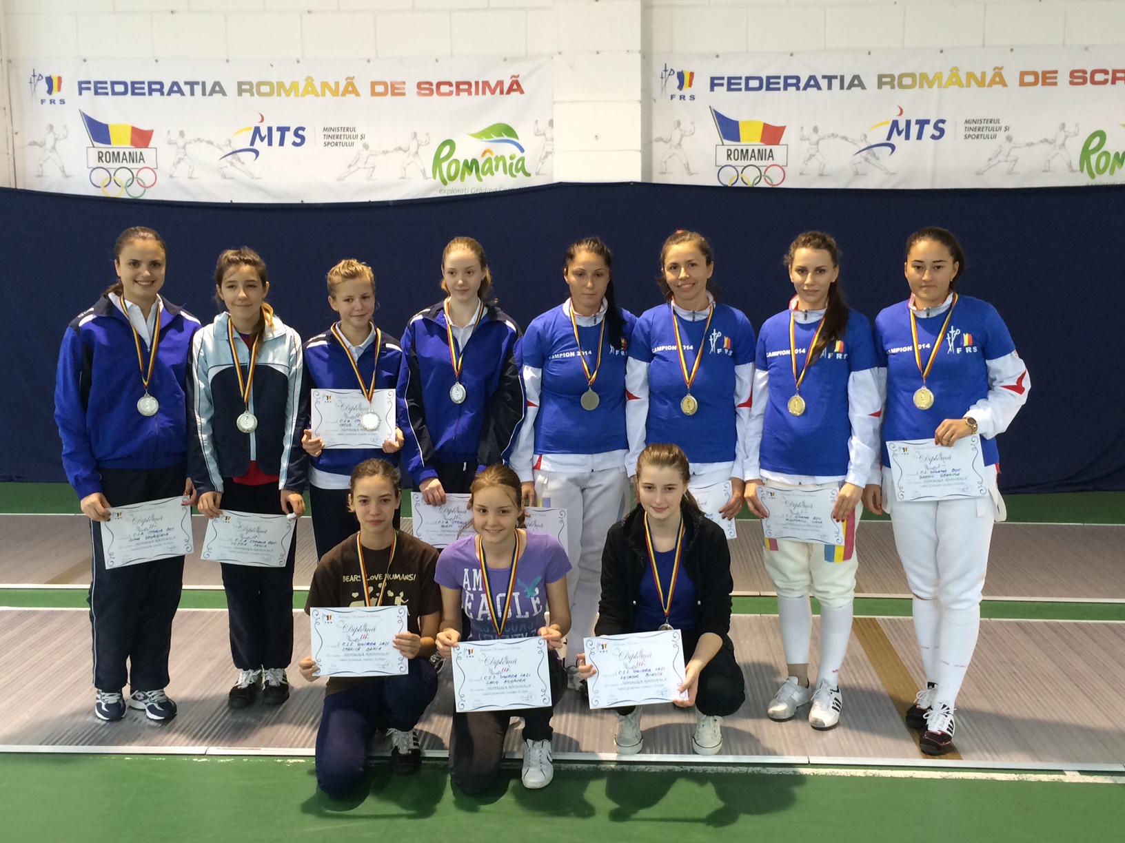 GALERIE FOTO: CS Dinamo1 a câștigat Campionatul Național de sabie seniori, proba feminină pe echipe