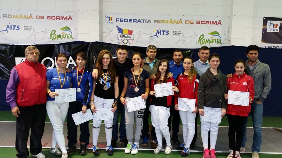 Cerasela Drăgan a câștigat Campionatul Național de sabie cadeți, proba feminină la individual