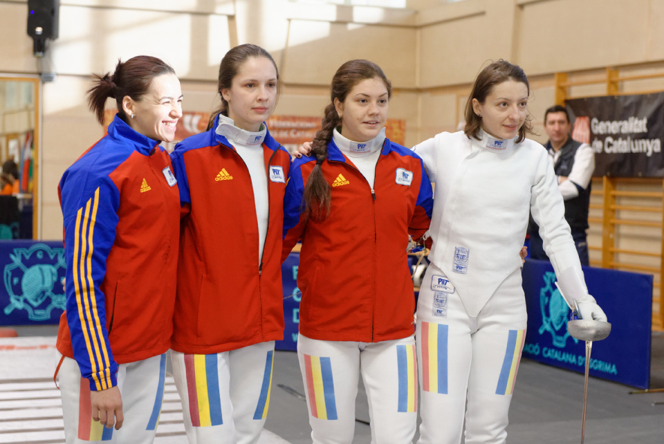 UPDATE 11: România-Rusia 33-32, în finala mică la etapa de Cupă Mondială la spadă seniori, proba feminină pe echipe, din Barcelona