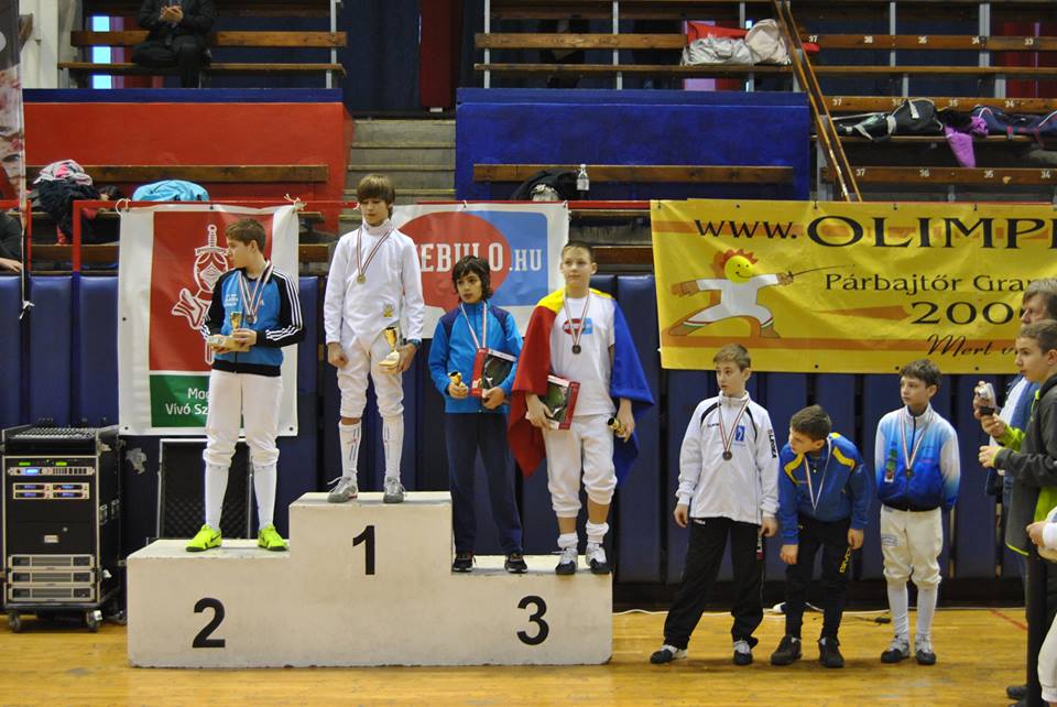 GALERIE FOTO: Georgios Popa, medalie de bronz la etapa a treia a Circuitului Internațional „Olimpici”, de la Budapesta, categoria kid