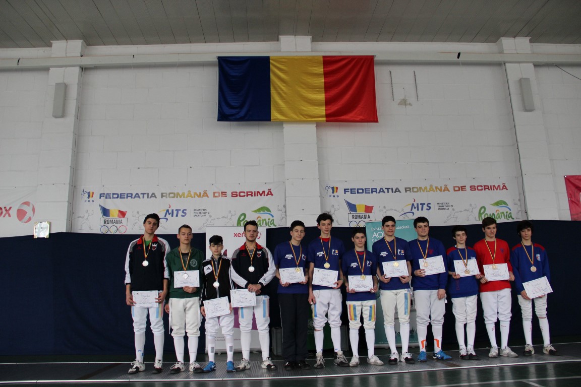 GALERIE FOTO: CSA Steaua1 a câștigat Campionatul Național de floretă juniori, proba pe echipe la masculin