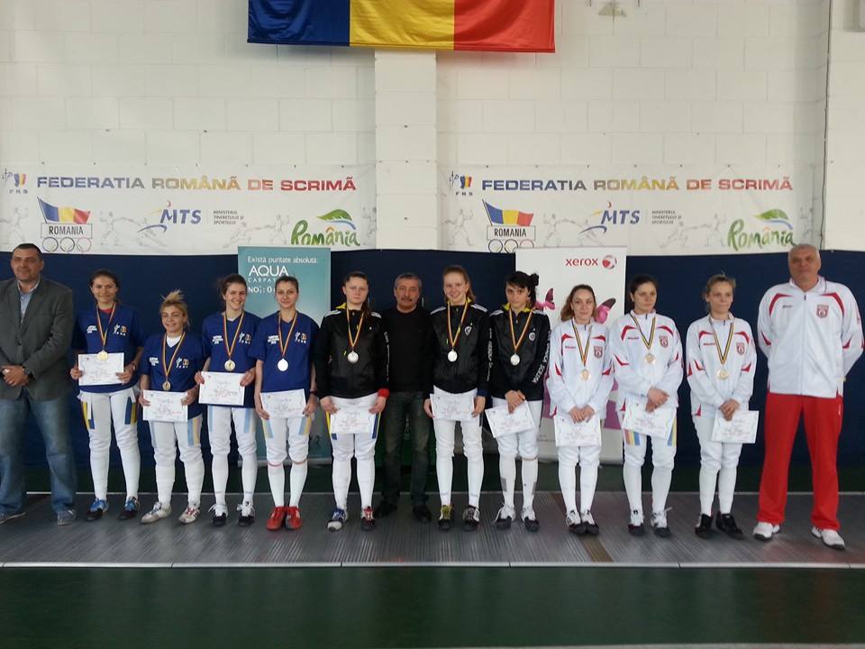 GALERIE FOTO: CSA Steaua1 a câștigat Campionatul Național de spadă tineret, proba pe echipe la feminin