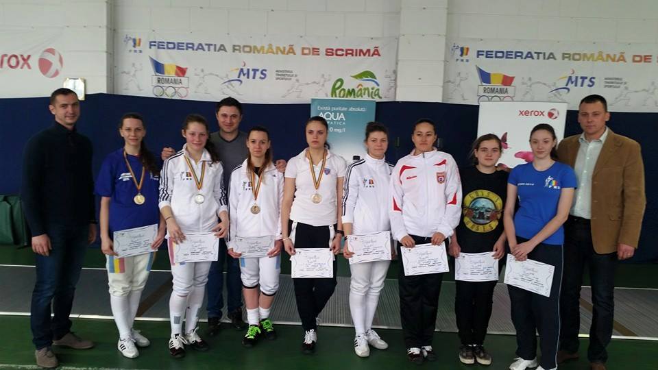 GALERIE FOTO: Oana Munteanu (CS Dinamo) a câștigat Campionatul Național de sabie tineret, proba individuală la feminin