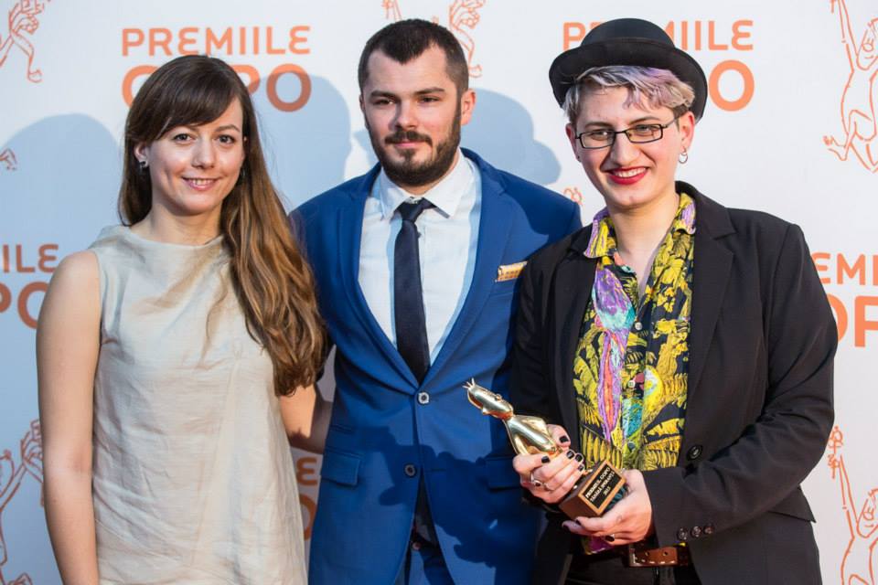 Alexandra Carastoian și Boroka Biro au  primit premiul Gopo la categoria „Tânăra Speranță” pentru imaginea filmului “Planșa”