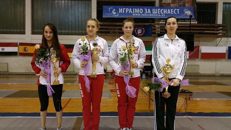 GALERIE FOTO: Mălina Călugăreanu a câștigat etapa de Cupă Mondială la floretă juniori feminin individual de la Belgrad