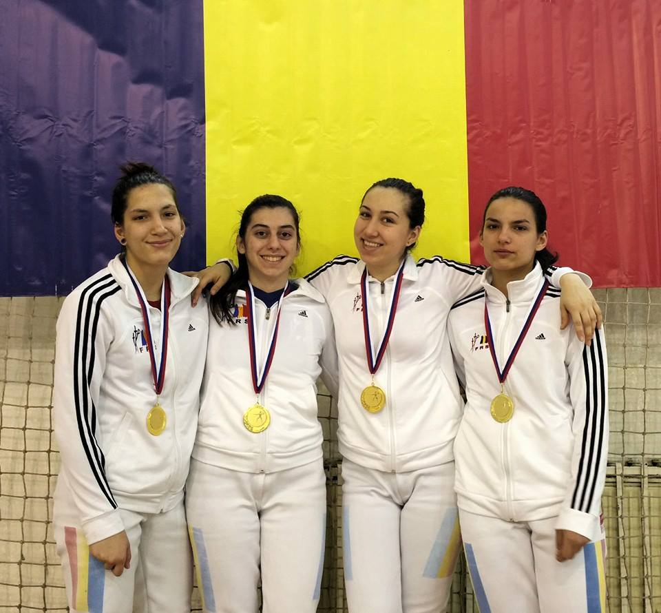 România a câștigat etapa de Cupă Mondială la floretă juniori feminin echipe de la Belgrad