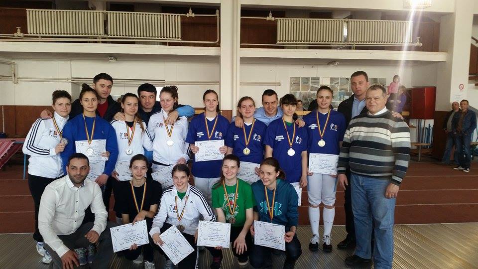 GALERIE FOTO: CSA Steaua1 a câștigat Campionatul Național de sabie juniori, proba pe echipe la feminin