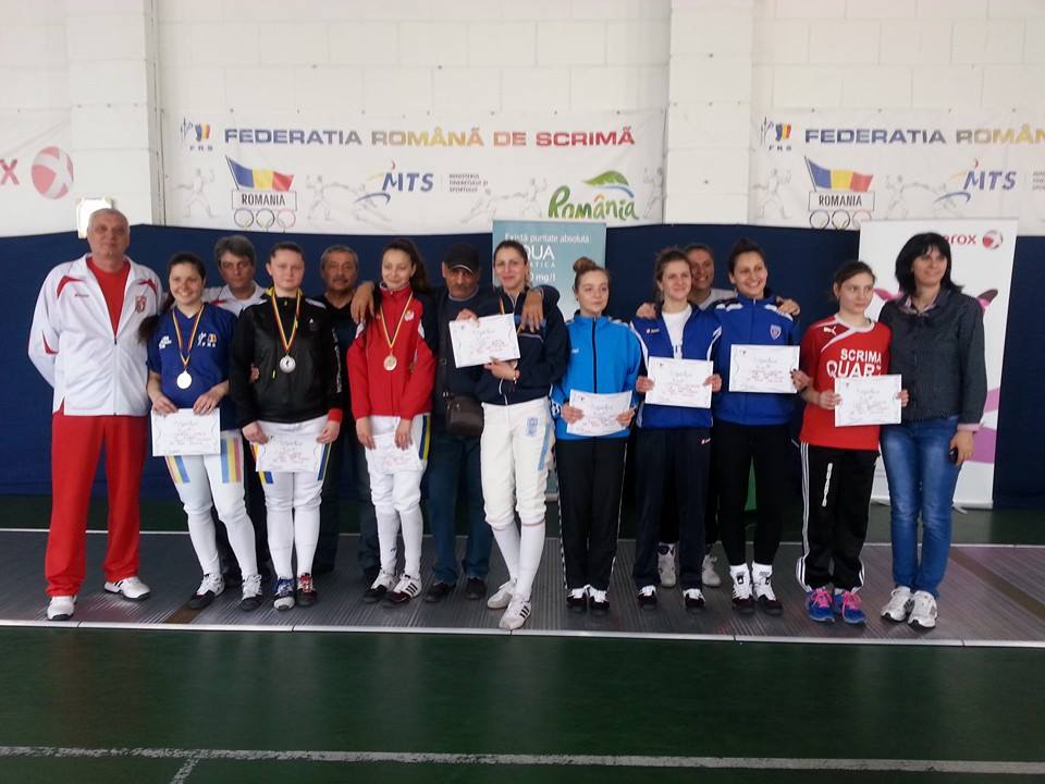 GALERIE FOTO: Amalia Tătăran (CS Dinamo) a câștigat Campionatul Național de spadă tineret, proba individuală la feminin