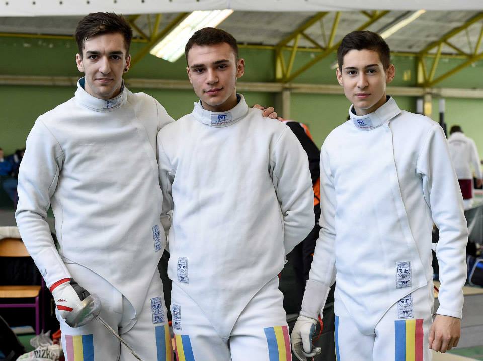 UPDATE 7: GALERIE FOTO: România a ocupat locul 5 la Campionatul European de la Maribor, în proba de spadă juniori masculin echipe
