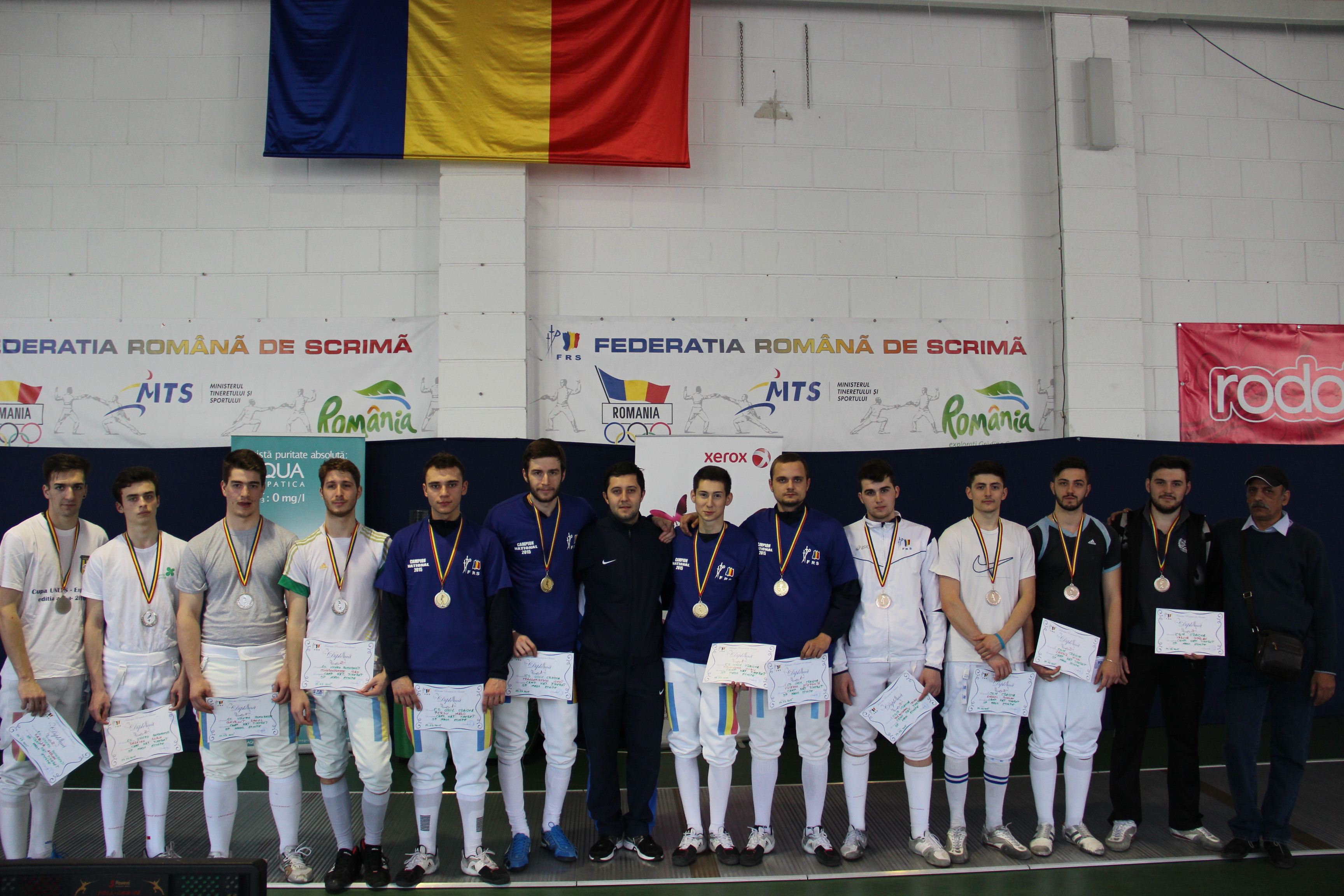 GALERIE FOTO: CSU Craiova a câștigat Campionatul Național de spadă tineret, proba pe echipe la masculin