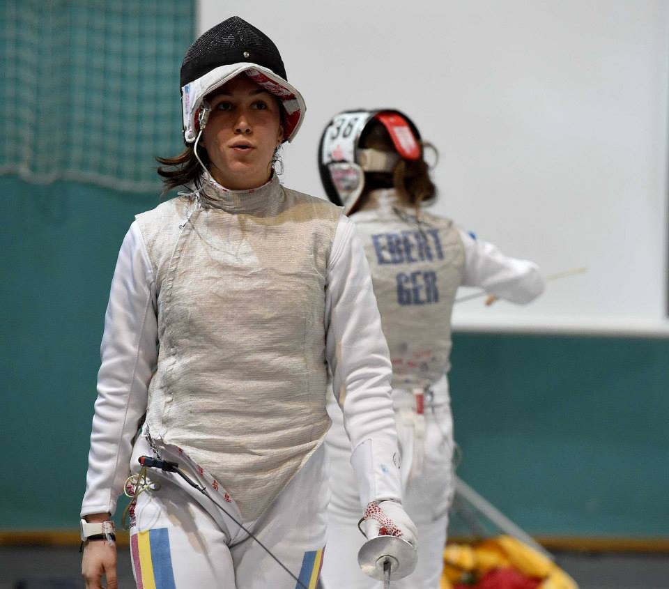 Mălina Călugăreanu a ocupat locul 11 la etapa de Cupă Mondială de floretă juniori de la Modling