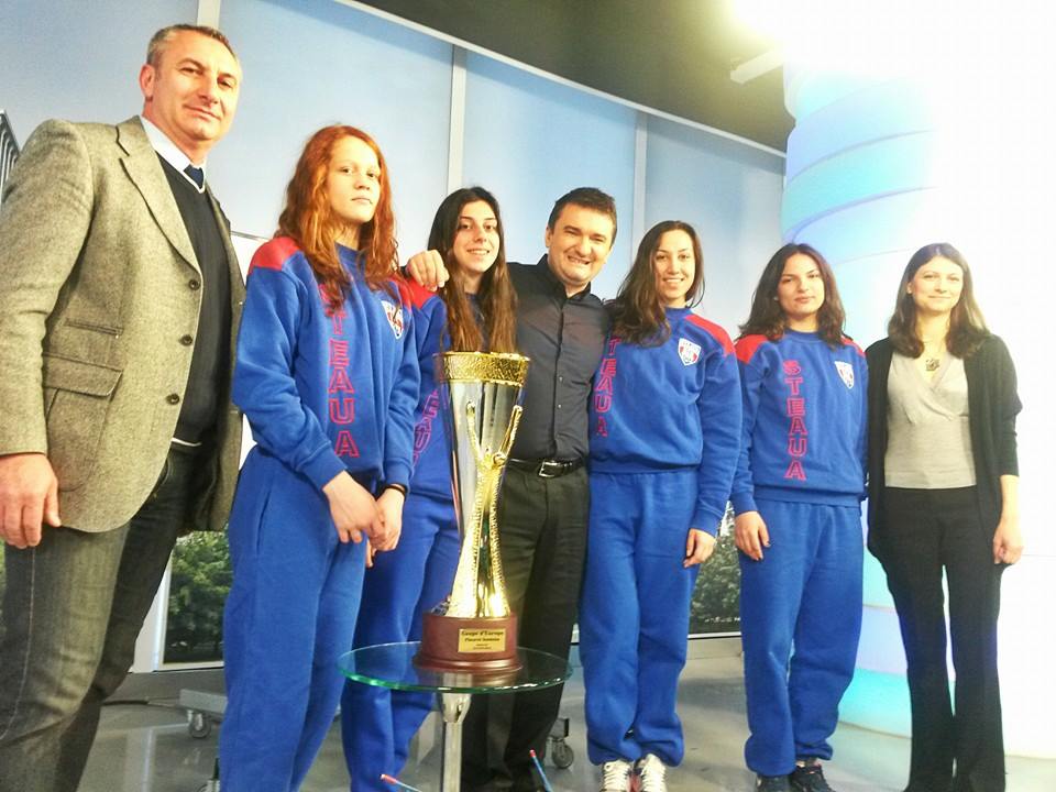 GALERIE FOTO: Echipa de floretă CSA Steaua, invitată la Realitatea TV în emisiunea „Dimineața de știri”