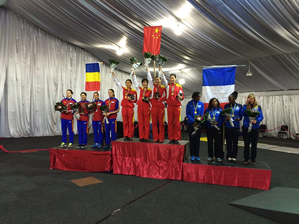 România a cucerit medalia de argint la etapa de Cupă Mondială la spadă seniori feminin de la Johannesbourg