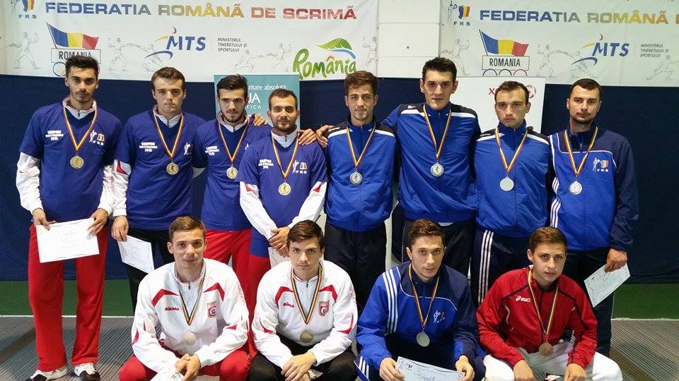 CS Dinamo1 a câștigat medaliile de aur în Superliga Națională de sabie seniori masculin