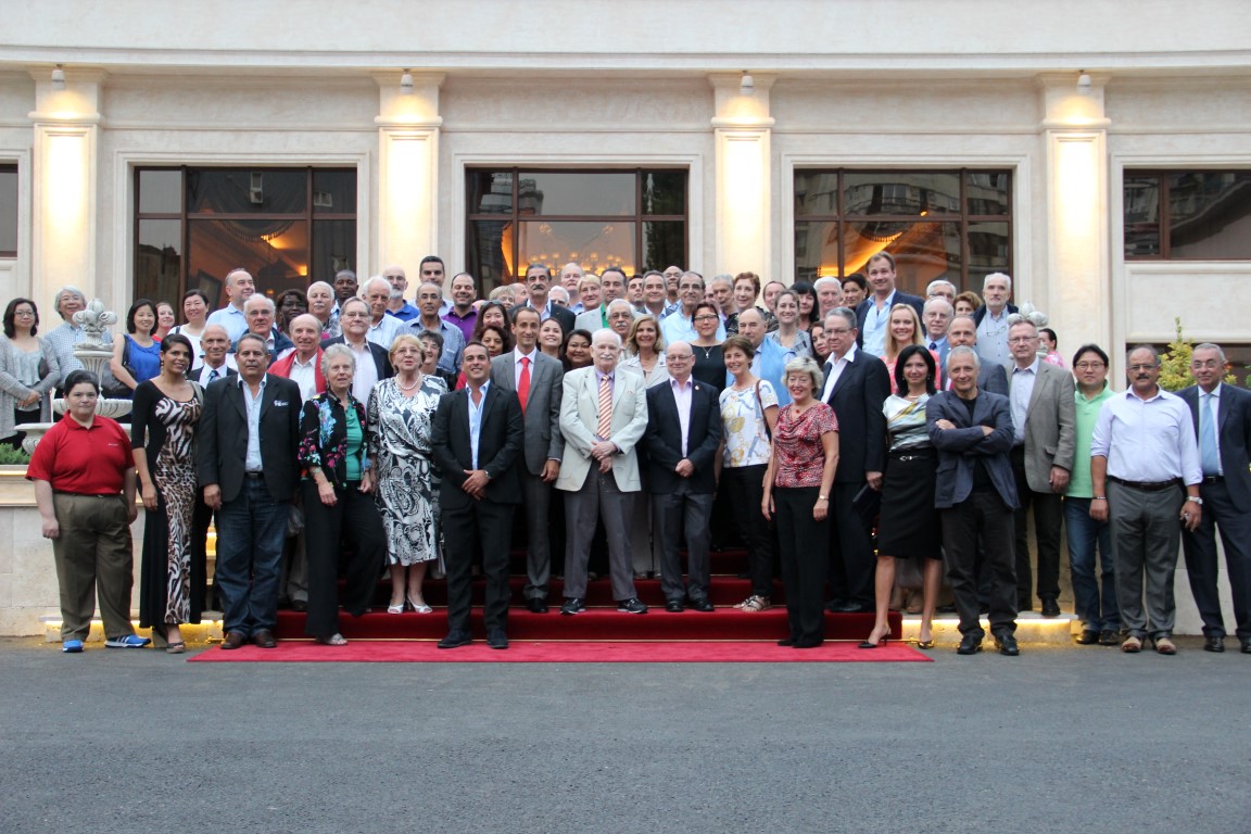 GALERIE FOTO: Membrii Comisiilor Federației Internaționale de Scrimă au participat vineri seara la dineul oficial de la restaurantul Le Chateau