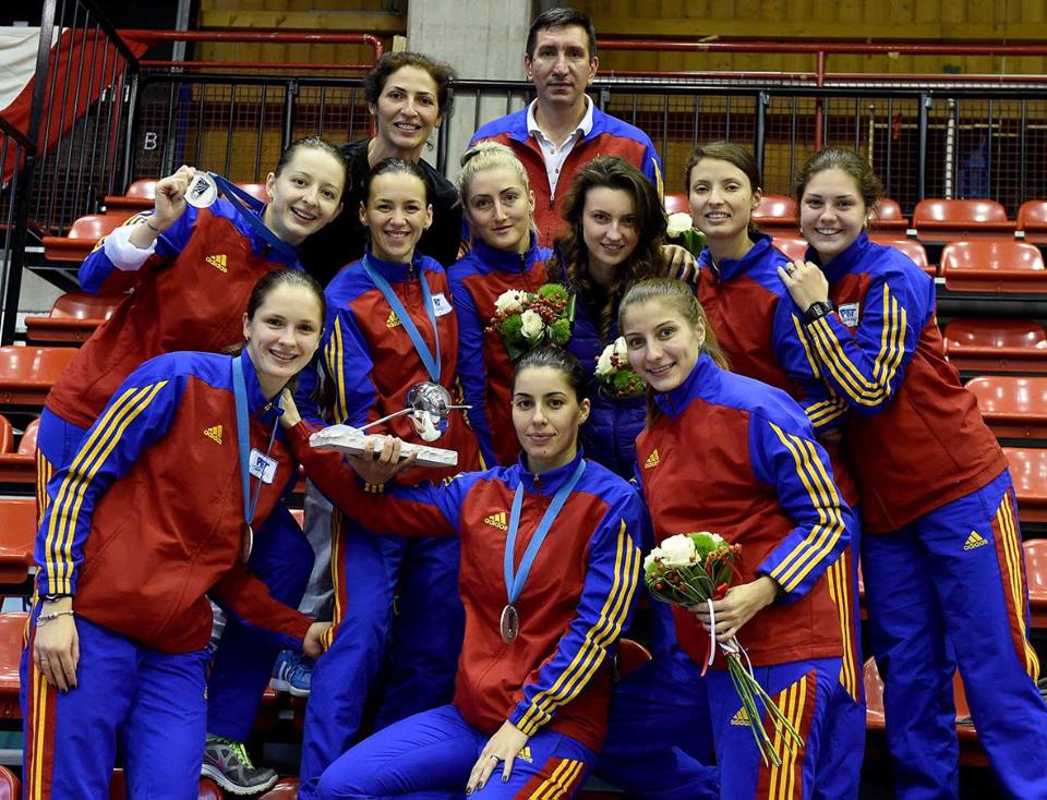 România a urcat pe locul întâi în clasamentul la zi al Cupei Mondiale de spadă seniori feminin echipe