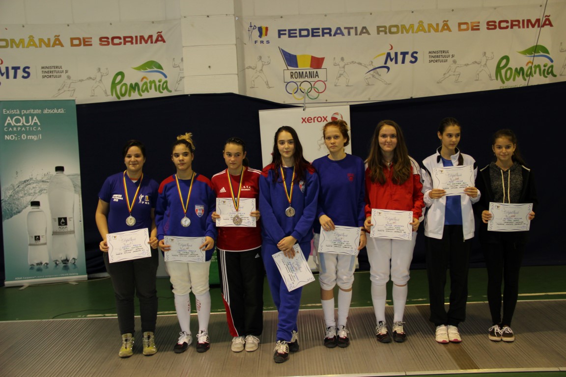 Raluca Drăghici (CS Farul Constanța) a câștigat Campionatul Național de floretă speranțe, proba feminină la individual