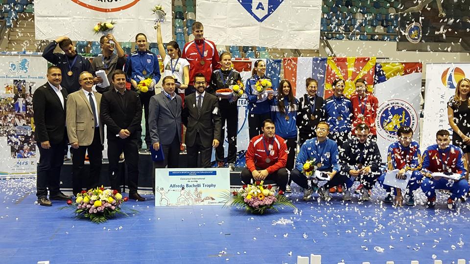 Loredana Dinu (CS Dinamo) și Andrei Timoce (CS Satu Mare) au câștigat ediția a cincea a Trofeului „Alfredo Bachelli” la spadă seniori