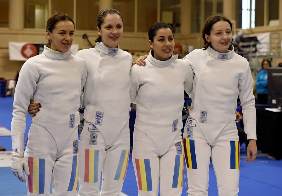 UPDATE 5: România a încheiat pe locul șapte etapa de Cupă Mondială la spadă seniori feminin echipe din Barcelona