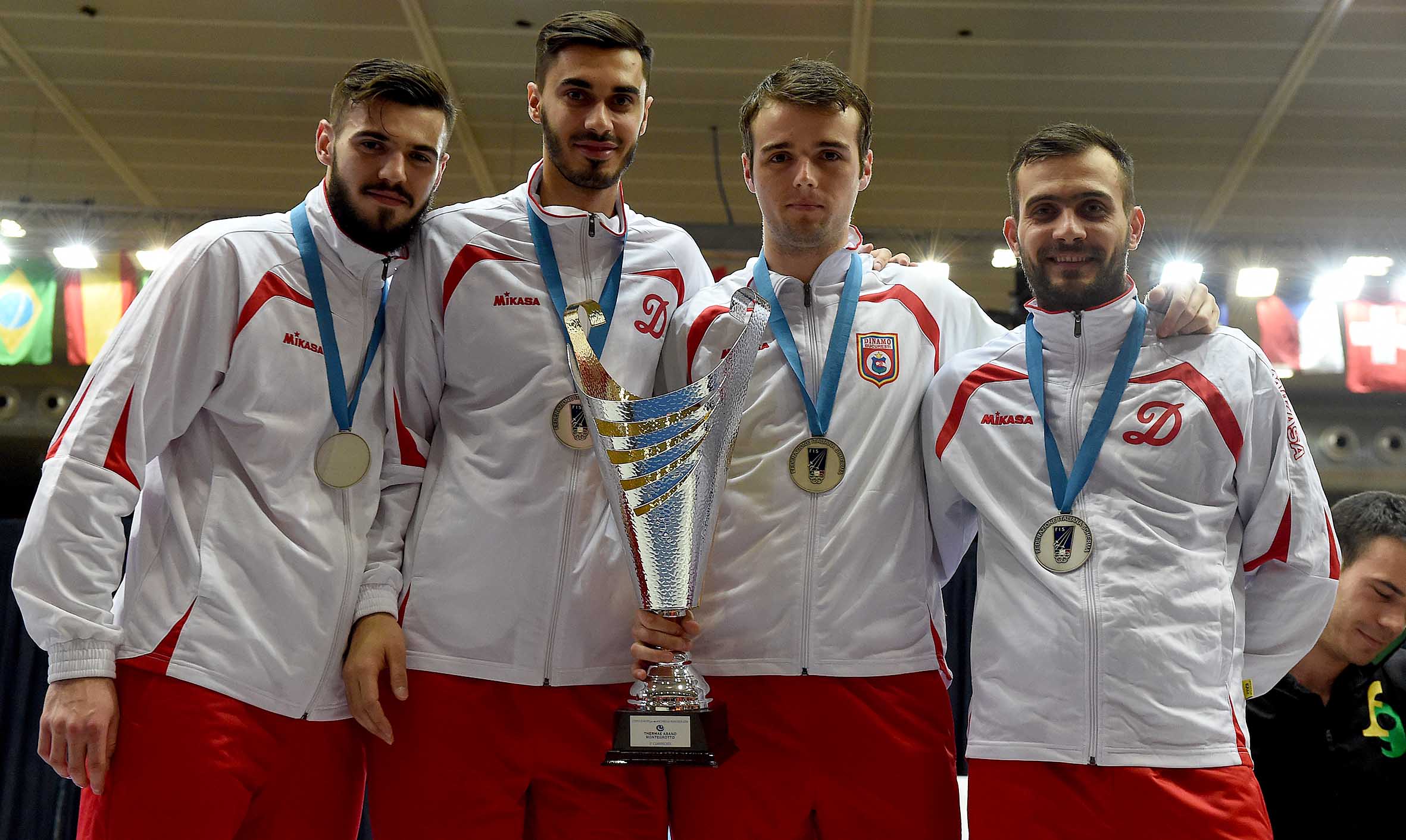 CS Dinamo  a ocupat locul doi la Cupa Europei la sabie masculin de la Padova