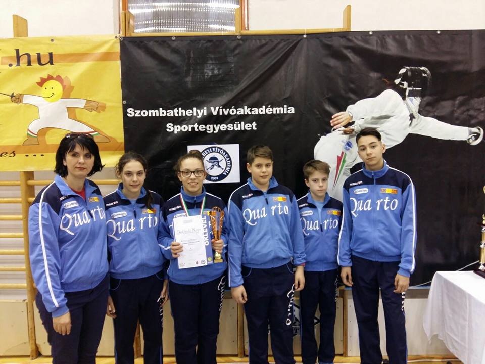 O clasare pe podium pentru scrimerii români la a patra etapă din sezonul 2015-2016 al Circuitului Internațional de spadă „Olimpici” de la Szombathely