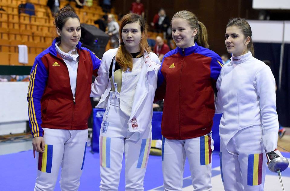 Patru spadasine românce trag în week-end la etapa de Cupă Mondială de juniori de la Bratislava