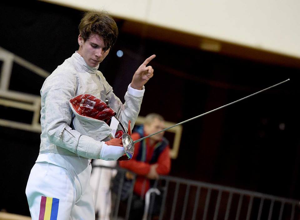 George Dragomir – locul 20 la etapa de Cupă Mondială de juniori de la Budapesta, în proba de sabie masculin