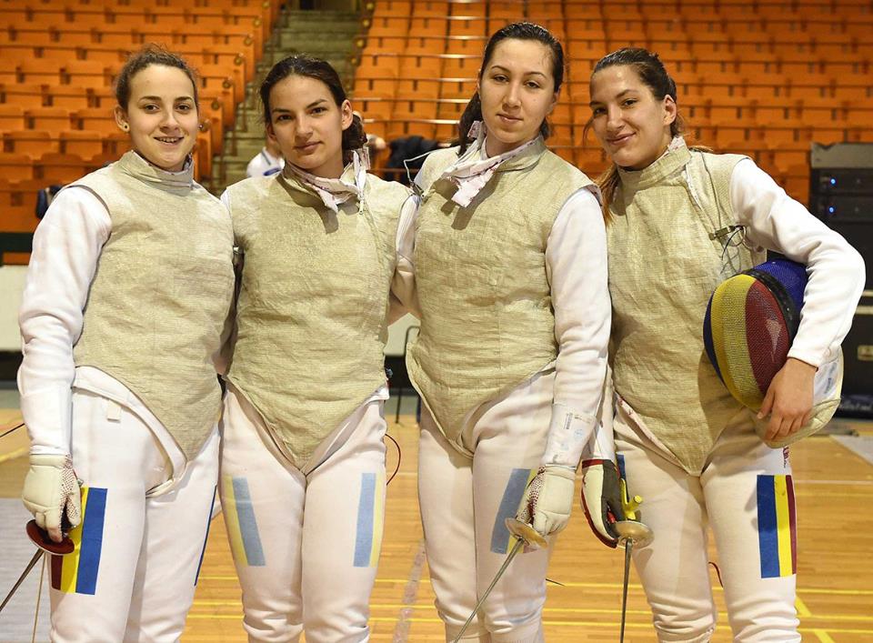 UPDATE 2: România a ocupat locul 5 în proba de floretă juniori feminin echipe de la Campionatul European de cadeți și juniori de la Novi Sad