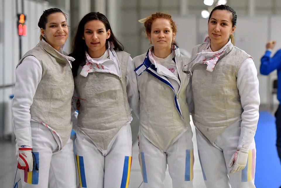 UPDATE: România a ocupat locul șase în proba de floretă feminin echipe la Campionatul European U23 de la Plovdiv