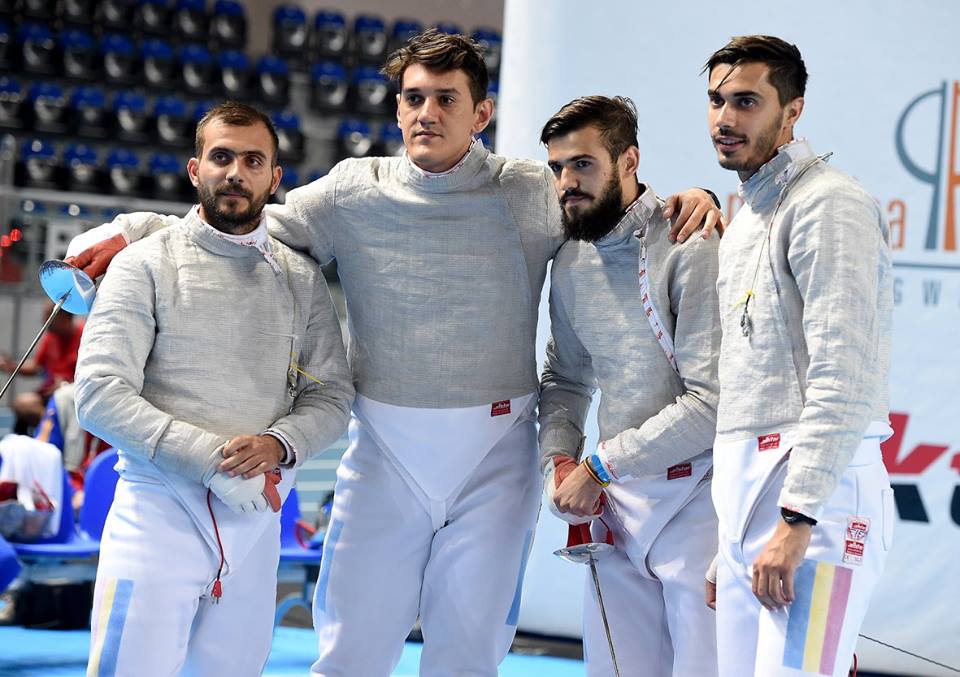 România a câștigat medaliile de bronz în proba de sabie masculin echipe la Campionatul European de la Torun