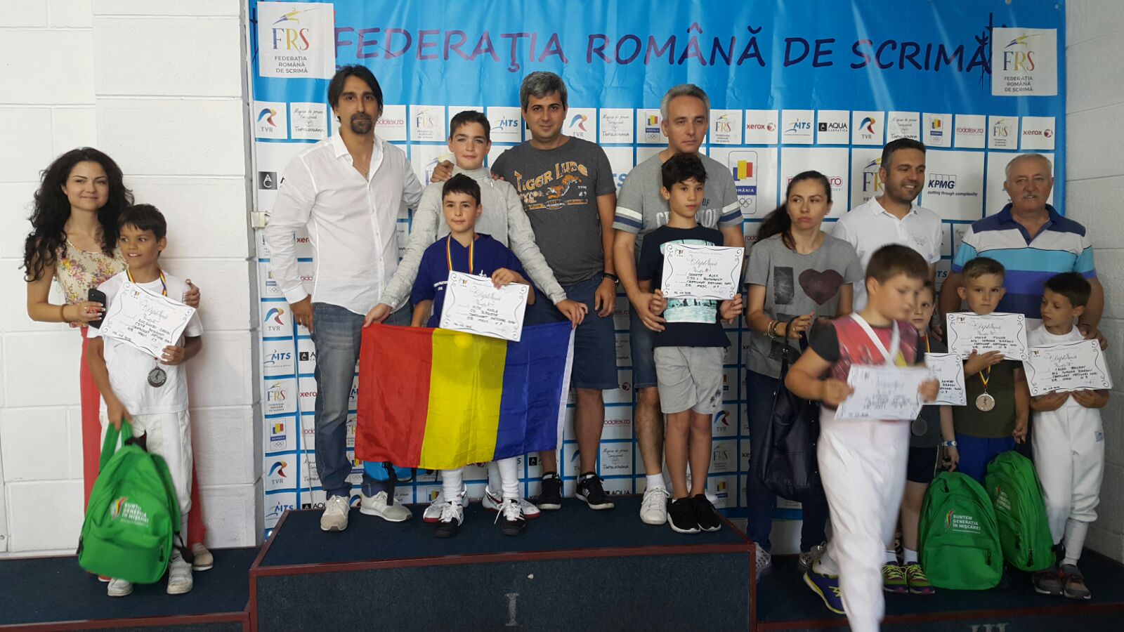 Horia Nițu (CS Riposta) a câștigat Campionatul Național de Scrimă Copii, în proba de sabie masculin, la categoria 8-9 ani