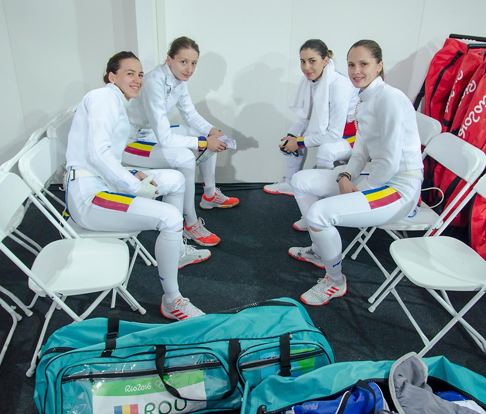 GALERIE FOTO: Imagini de culise din ziua în care România a devenit campioană olimpică la spadă feminin echipe la Rio 2016
