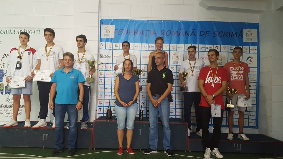 Mihaela Leonte (CSS Quarto) și Andrei Dogaru (LPS Craiova) sunt învingătorii primei zile în Cupa ENGARDE UNEFS la spadă juniori