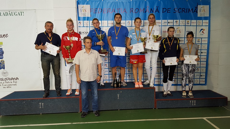 Mario Persu și Raluca Sbîrcia au câștigat ediția a opta a Cupei ENGARDE UNEFS la spadă seniori
