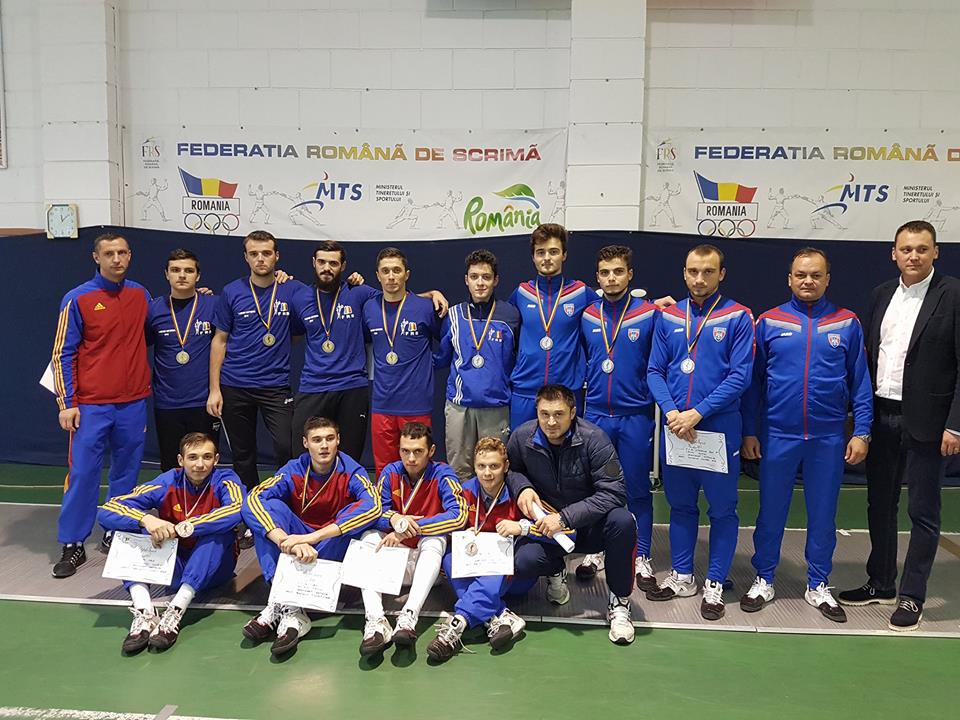CS Dinamo a câștigat Campionatul Național de sabie pentru tineret, în proba masculină pe echipe, de la București, ediția 2016