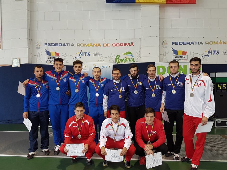 CS Dinamo a câștigat Superliga Națională de sabie masculin de la București, ediția 2016