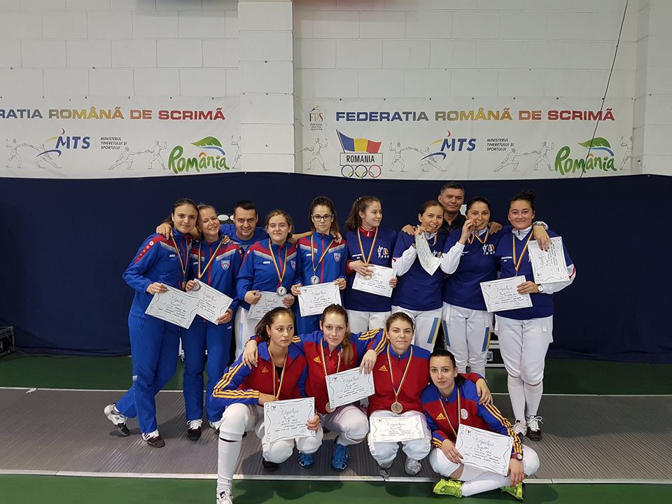 CS Dinamo a câștigat Superliga Națională de sabie seniori feminin de la București, ediția 2016