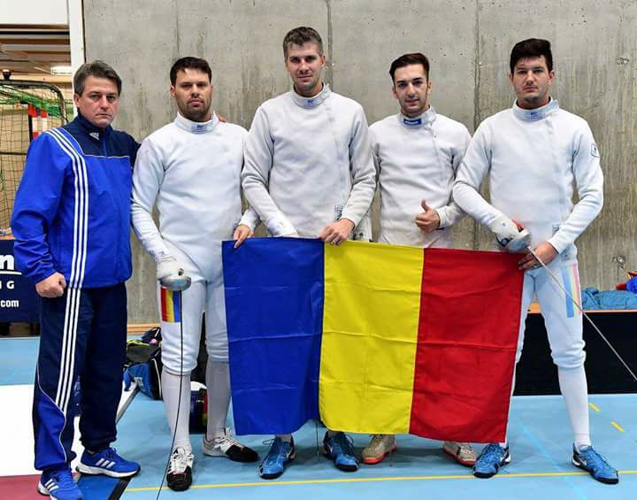 UPDATE: România – locul 25, la etapa de Cupă Mondială de spadă seniori, în proba masculină pe echipe, de la Berna
