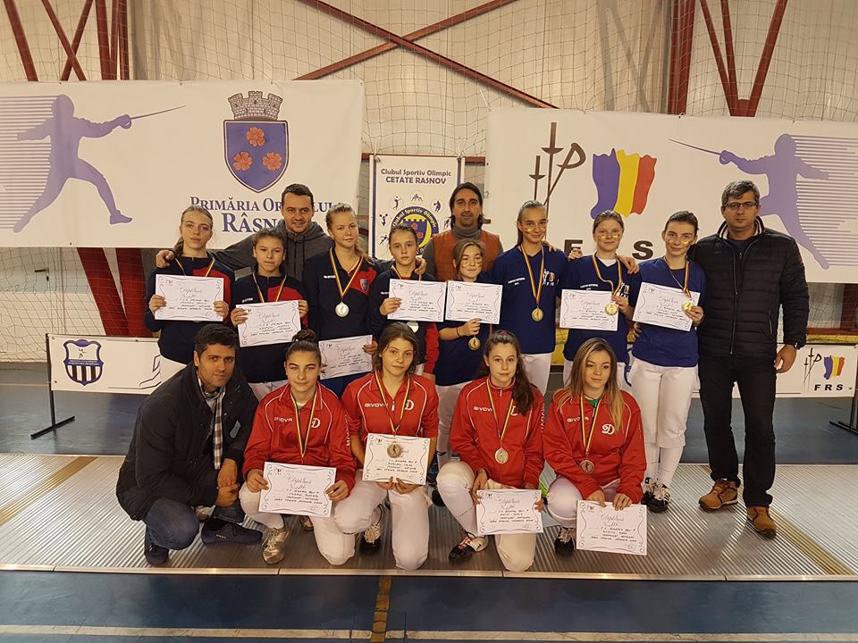 CS Riposta a câștigat medalia de aur la Campionatul Național de speranțe de la Râșnov, ediția 2016, în proba feminină pe echipe