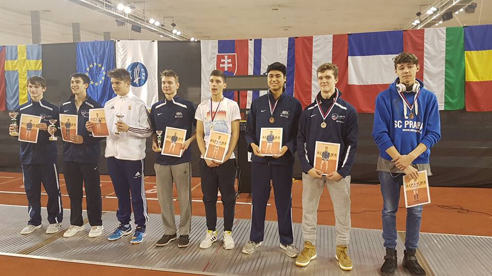 Mihai Bigea (LPS Craiova) a ocupat locul 5 la etapa din Circuitul European de cadeți, în proba de spadă masculin individual, de la Bratislava