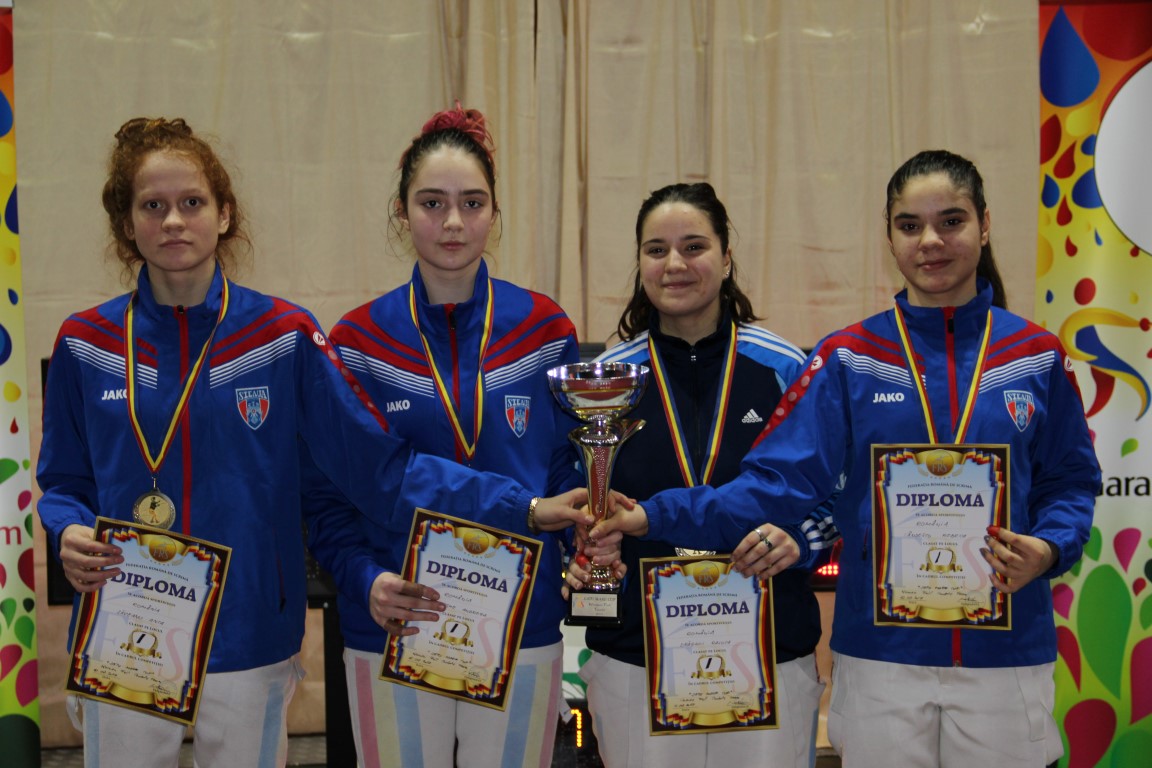 România a câștigat ediția a VIII-a a Cupei Satu Mare la floretă feminin echipe – etapă din Circuitul European de cadeți